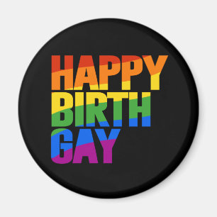 Frohen Geburtsgay Magnet