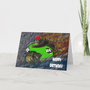 FROHEN GEBURTSTAG MOTORRAD MOTO KARTE