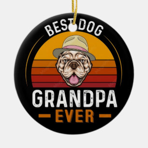 Frohen Großelterntag Oma Opa Männer Keramik Ornament