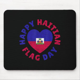 Frohen haitianischen Flaggentag Coole haitianische Mousepad