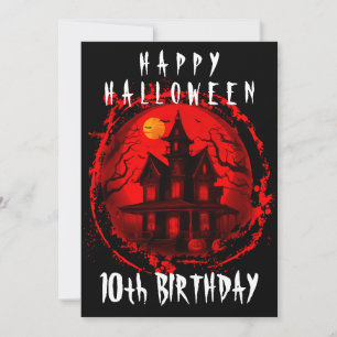 FROHEN HALLOWEEN GEBURTSTAG INDIVIDUELLE PARTY  EINLADUNG