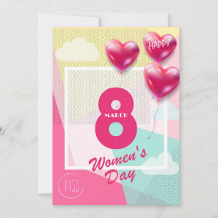 Frohen internationalen Frauentag! 8. März Internat Einladung