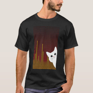 frohen Internationalen Tag Punkt mit süßer weißer T-Shirt