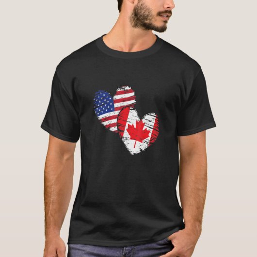 Frohen Kanada Tag T-Shirt (Vorderseite)