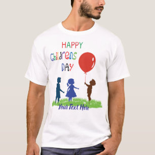 Frohen Kindertag – Fröhliches Kinderparty-Design T-Shirt