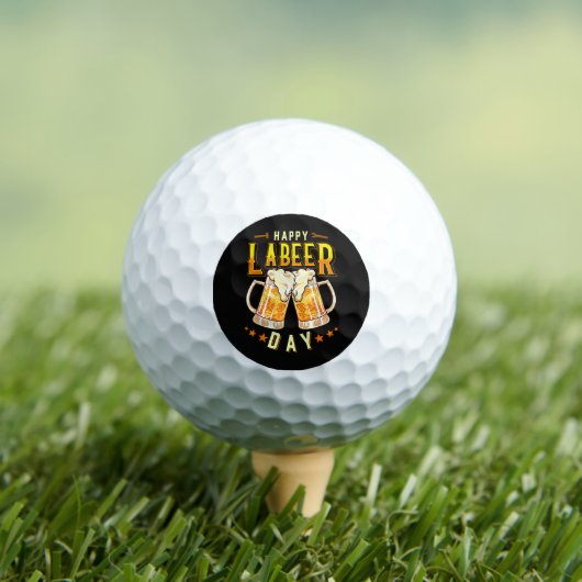 Frohen Labeer-Tag Lustiger Tag der Arbeit Golfball (Insitu T-Shirt)