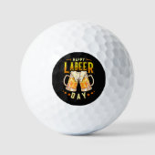 Frohen Labeer-Tag Lustiger Tag der Arbeit Golfball (Vorderseite)