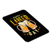 Frohen Labeer-Tag Lustiger Tag der Arbeit Magnet (Rechte Seite)