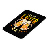 Frohen Labeer-Tag Lustiger Tag der Arbeit Magnet (Linke Seite)