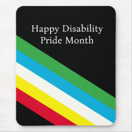 Frohen Monat des Behindertenstolzes Mousepad
