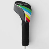 Frohen Monat des Stolzes Behinderung Golf Headcover (angewinkelt)