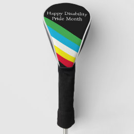 Frohen Monat des Stolzes Behinderung Golf Headcover