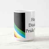 Frohen Monat des Stolzes Behinderung Kaffeetasse (Mittel)
