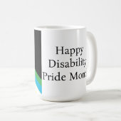 Frohen Monat des Stolzes Behinderung Kaffeetasse (VorderseiteRechts)
