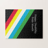Frohen Monat des Stolzes Behinderung Puzzle (Horizontal)