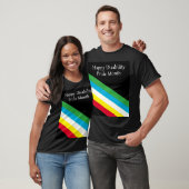 Frohen Monat des Stolzes Behinderung T-Shirt (Unisex)