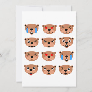 frohen Murmeltiertag süßes Emoji kawaii Einladung