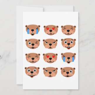 frohen Murmeltiertag süßes Emoji kawaii Einladung