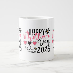 Frohen Muttertag 2026 für Frauen Mama Oma Mutter Jumbo-Tasse