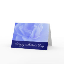 Frohen Muttertag, blaue Rose