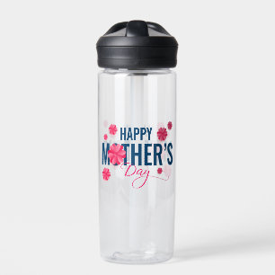 Frohen Muttertag Blumen-Design Trinkflasche