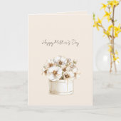 Frohen Muttertag Blumen Karte (Gelbe Blume)