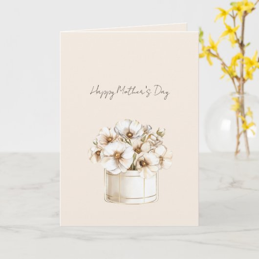 Frohen Muttertag Blumen Karte (Gelbe Blume)