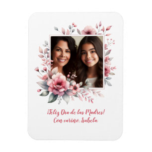 Frohen Muttertag Custom Photo Spanisch Magnet