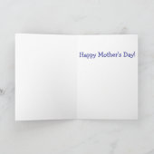 Frohen Muttertag! Dachshunde im Hippie-Auto Karte (Innenseite)