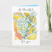 Frohen Muttertag Danke für dich Frühlingsblumen Karte (Vorderseite)