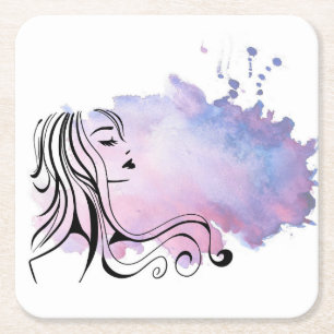 Frohen Muttertag Frau Frauentag Rechteckiger Pappuntersetzer