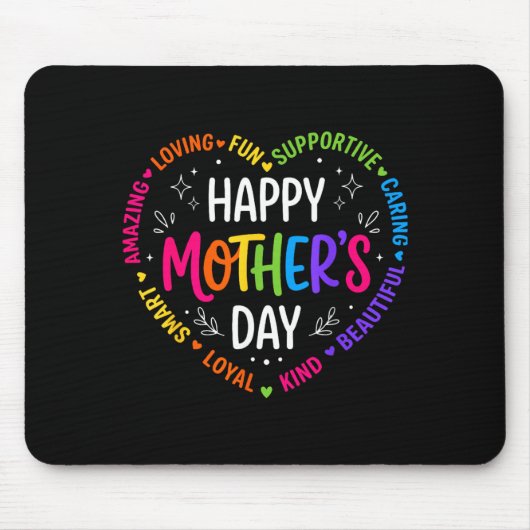 Frohen Muttertag Frauen Mama Oma Muttertag Mousepad (Vorne)