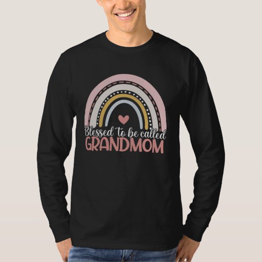 Frohen Muttertag Gesegnet dafür Großmutter genannt T-Shirt (Vorderseite)