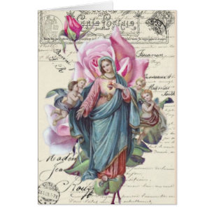 Frohen Muttertag   Gesegnete Jungfrau Maria Rosa R