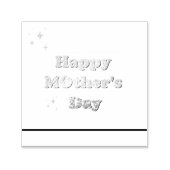 Frohen Muttertag. Goldene einfache Schrift Kalligr Permastempel (Design)