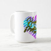 Frohen Muttertag Herz Kaffeetasse (Vorderseite Links)