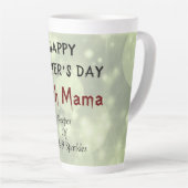 Frohen Muttertag Hexen-Mama-Design Milchtasse (Rechte Ecke)