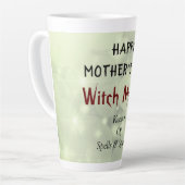 Frohen Muttertag Hexen-Mama-Design Milchtasse (Linke Ecke)