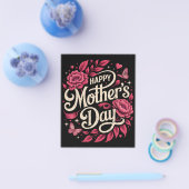 Frohen Muttertag Hübsche Blumige Mama Flyer (Einzeln)