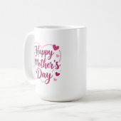 Frohen Muttertag Kaffeetasse (Vorderseite Links)