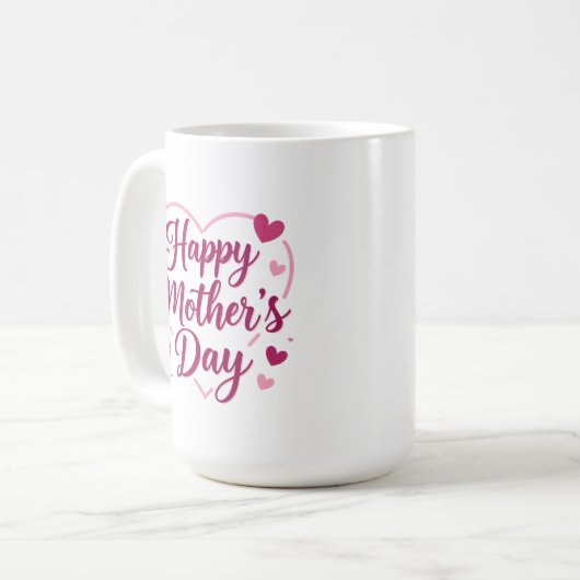 Frohen Muttertag Kaffeetasse (Vorderseite Links)