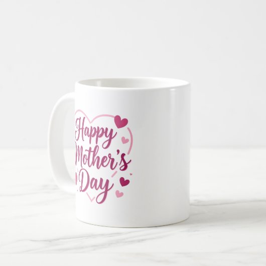 Frohen Muttertag Kaffeetasse (Vorderseite Links)