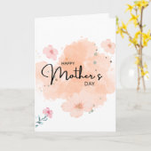 Frohen Muttertag  Karte (Gelbe Blume)