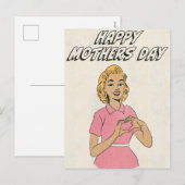 Frohen Muttertag Liebe Feiertagspostkarte (Vorne/Hinten)