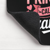 Frohen Muttertag Lieblingsprinzessin ruft Oma an Mousepad (Ecke)