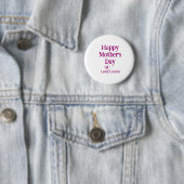 Frohen Muttertag lila Liebe Name weibliches Zeiche Button (Beispiel)
