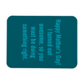 Frohen Muttertag Magnet (Horizontal)