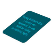 Frohen Muttertag Magnet (Linke Seite)