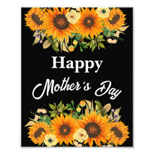 FROHEN MUTTERTAG MAMA GESCHENK FOTODRUCK