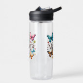 Frohen Muttertag mit Schmetterlingen Clipart Trinkflasche (Links)